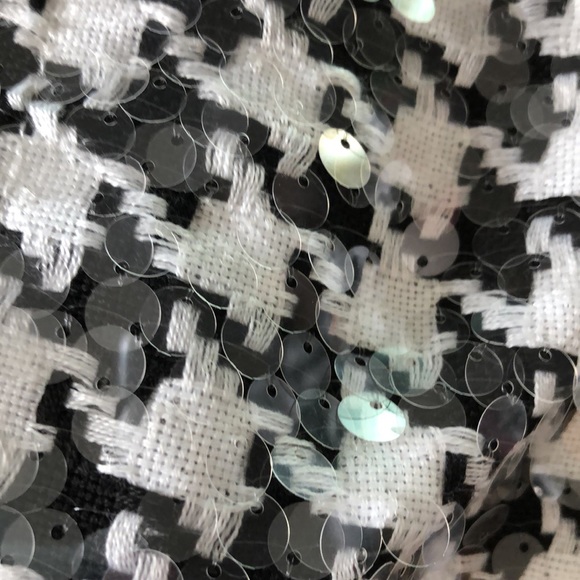 NWT Zara Sequin Houndstooth Coat/Dress. - Picture 10 of 10